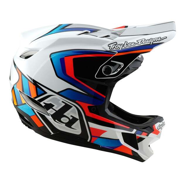 TLD HELMET D4 COMPOSITE FRAMES WHITE / SILVER (14026200) 4