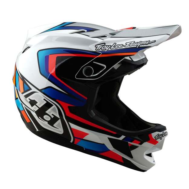 TLD HELMET D4 COMPOSITE FRAMES WHITE / SILVER (14026200) 5