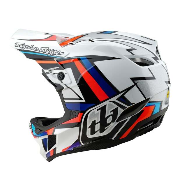 TLD HELMET D4 COMPOSITE FRAMES WHITE / SILVER (14026200) 1