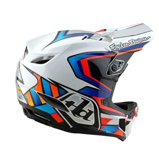 TLD HELMET D4 COMPOSITE FRAMES WHITE / SILVER (14026200) 3