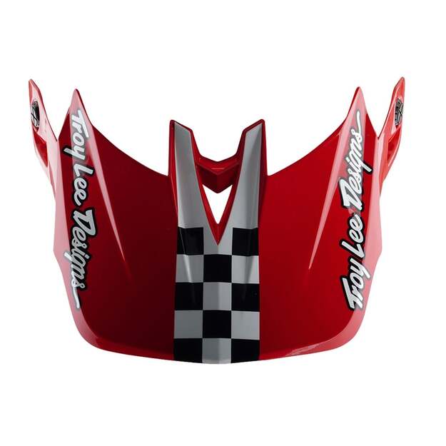 TLD HELMET D4 POLYACRYLITE FIFTY-50 WHITE / RED (17435601) 8