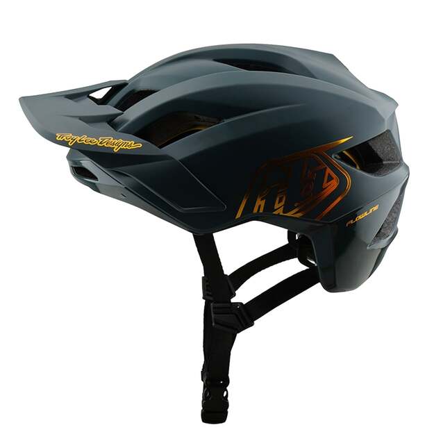 TLD HELMET FLOWLINE POINT GRAY / GOLD (10854009)