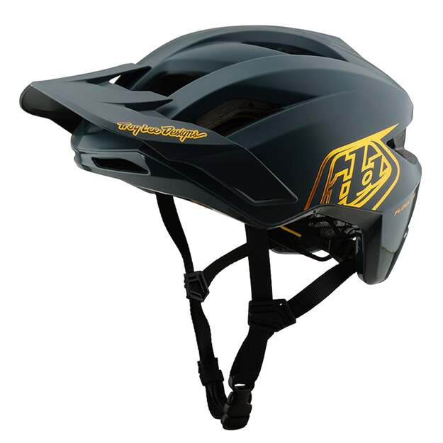 TLD HELMET FLOWLINE POINT GRAY / GOLD (10854009) 2