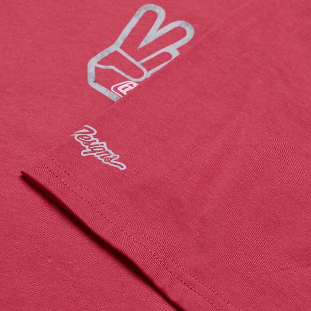 TLD SHORT SLEEVE TEE PEACE OUT FUCHSIA (70157307) 4