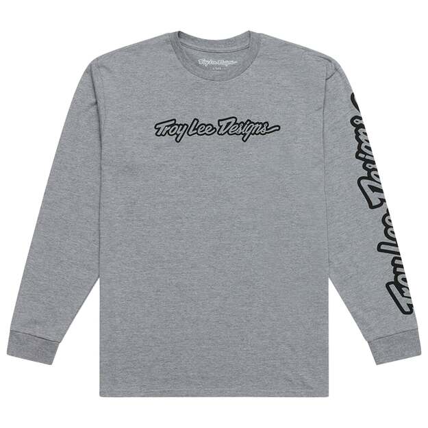 TLD LONG SLEEVE TEE SIGNATURE GRAY HEATHER (72991702)