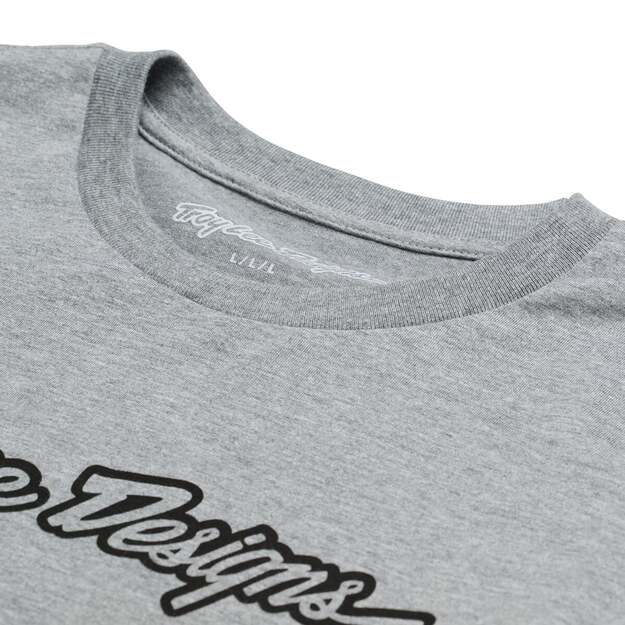 TLD LONG SLEEVE TEE SIGNATURE GRAY HEATHER (72991702) 3