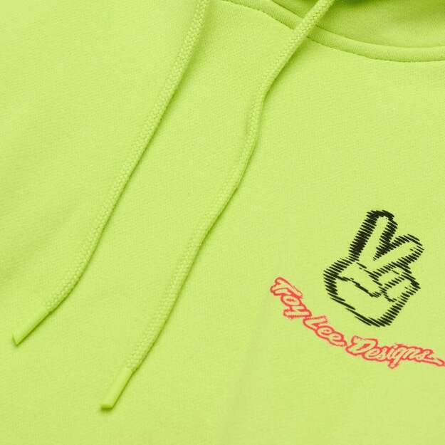 TLD HOODIE PEACE OUT GLO YELLOW (73157301) 2
