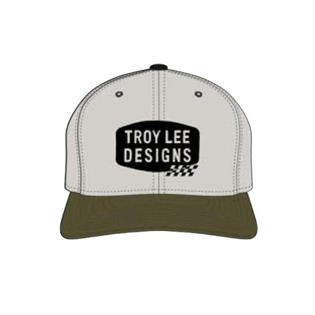 TLD CURVED SNAPBACK STAMP VINTAGE WHITE / OLIVE (76689700)