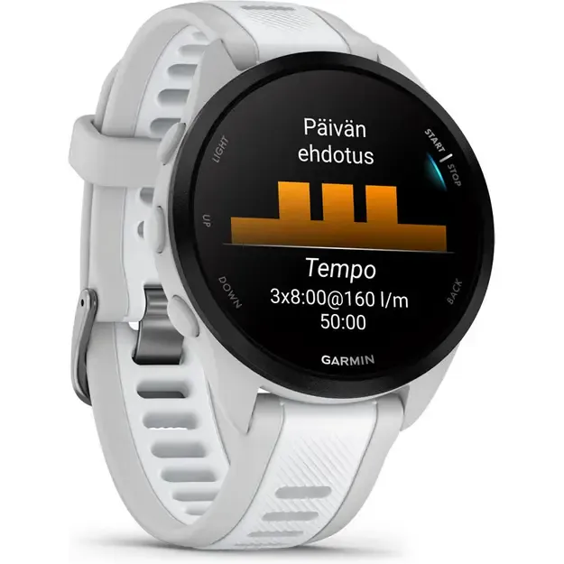 Išmanusis laikrodis Garmin Forerunner® 165 | Mist Grey/Whitestone 2