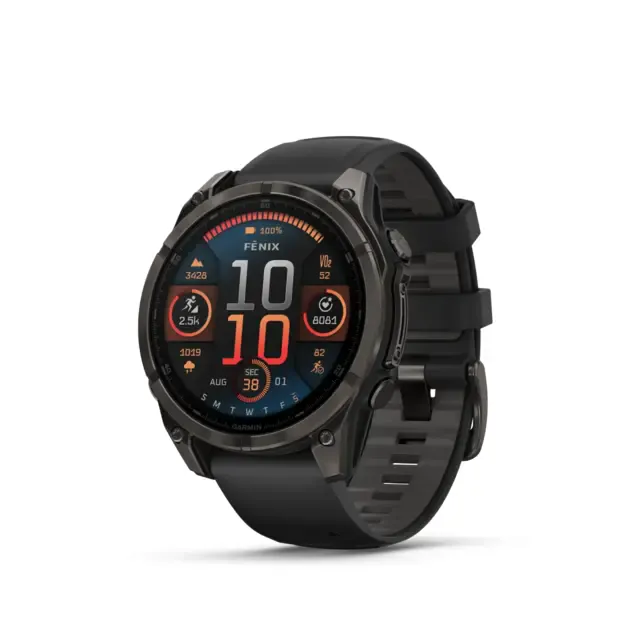 Išmanusis laikrodis Garmin Fenix® 8 Amoled | 47mm | Carbon Gray - Black