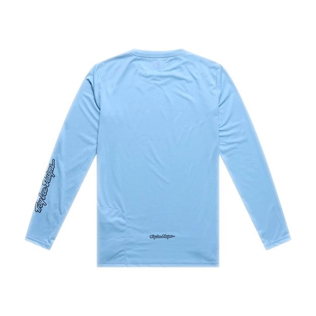 TLD WOMENS LONG SLEEVE JERSEY LILIUM PRO MONO DAWN BLUE (33402702) 1