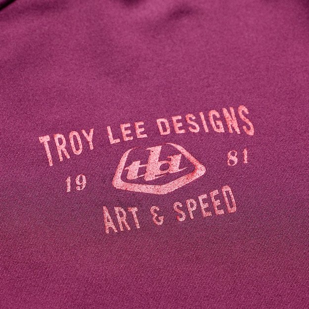 TLD LONG SLEEVE JERSEY RUCKUS RIDE TEE LOCKDOWN SANGRIA (37102600) 2