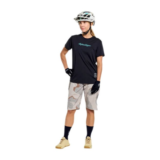 TLD WOMENS SHORT SLEEVE JERSEY LILIUM RIDE TEE SIGNATURE BLACK (37507200) 4