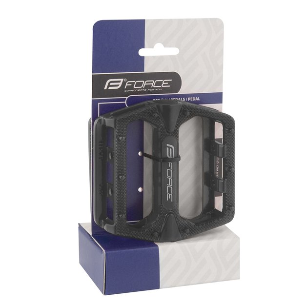 Pedalai FORCE BMX Hot (aliuminiai, juodi) 1