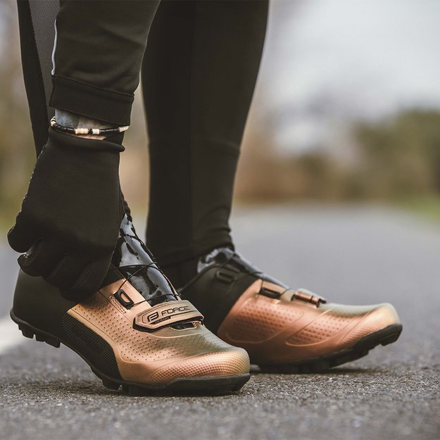 Batai FORCE Virtuoso MTB/Gravel // dydis: 44 (juoda/bronzos) 5