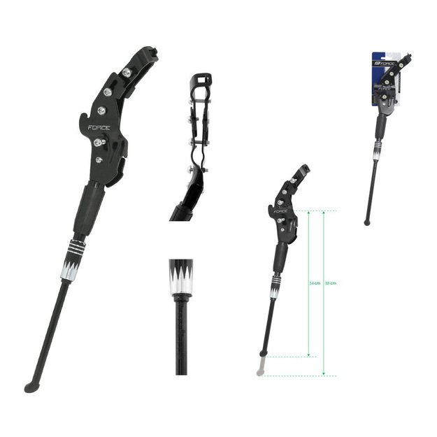 Atraminė kojelė Force 24-29  Alu juoda