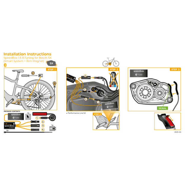 SpeedBox 1.5 B Tuning čipas Bosch SX varikliams (Smart System + Rim Magnet)