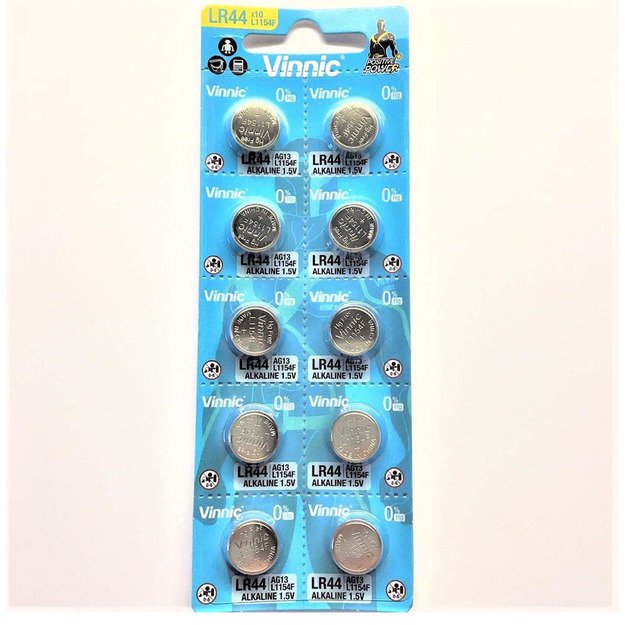 Baterija Vinnic LR44 1.5V 