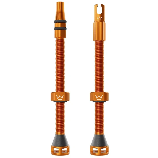 PEATY S TUBELESS VALVES HOLESHOT FAST FLOW 80MM MANGO (PTV-HFF-80-MNG-12)