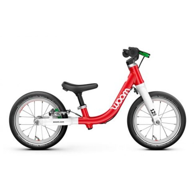 Balansinis WOOM 1 GO 12" Raudonas