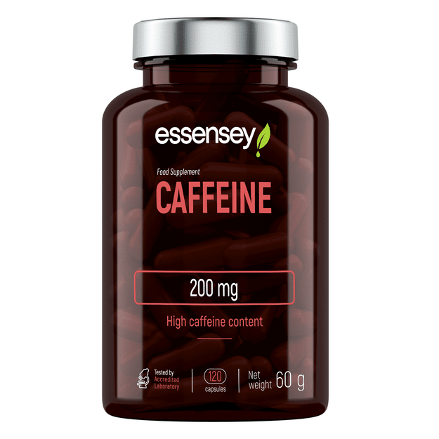 Kofeino tabletės TREC ESSENSEY CAFFEINE 120 kapsulių