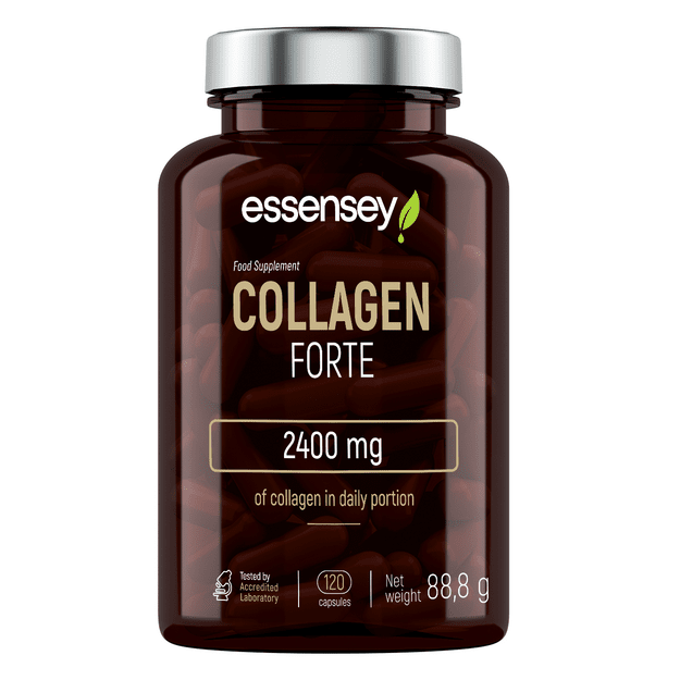 Mineralinės kapsulės sąnariams ir odai TREC ESSENSEY COLLAGEN FORTE 120 kapsulių