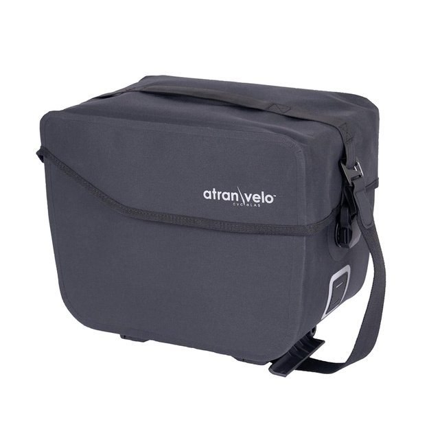 Krep&scaron;ys ant bagažinės AtranVelo Commuter Top WP // 14L, 20x29x32 cm, AVS fiksacija, Water-Proof (juoda) 