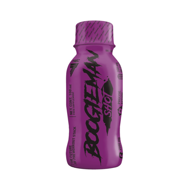 Kofeino &scaron;otas TREC Boogieman Shot 100ml, mi&scaron;ko uogų