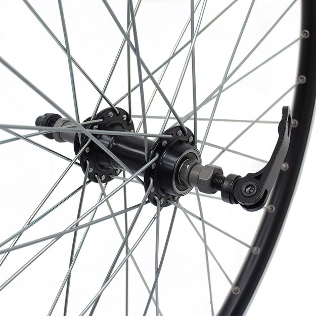 Galinis ratas SUNSTART 26  // V-brake, 36H, užsukamam žvaigždžių blokui, QR, aliuminis 1