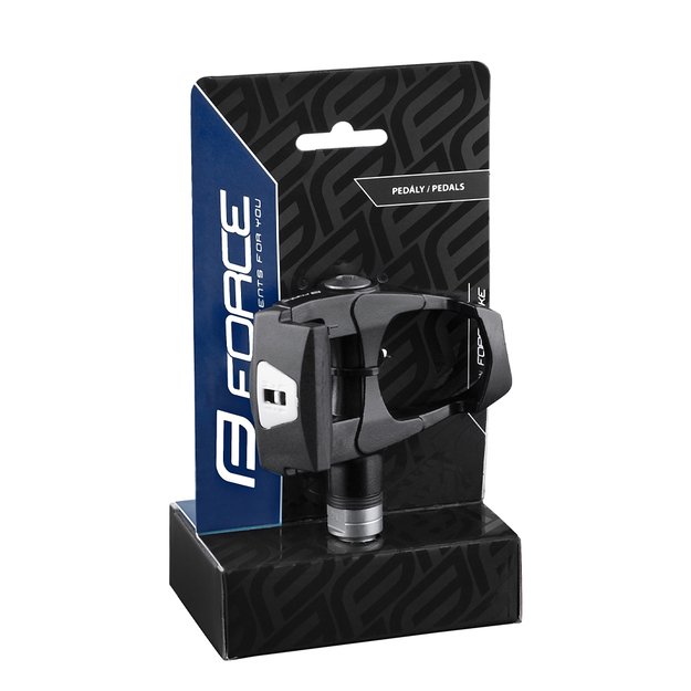 Pedalai FORCE DELTA, plentui (LOOK), juodi 3