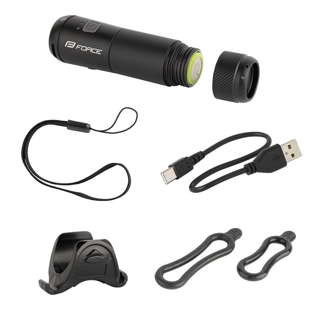Priekinis žibintas FORCE Pen 2.0 // 700 LM, USB-C 1