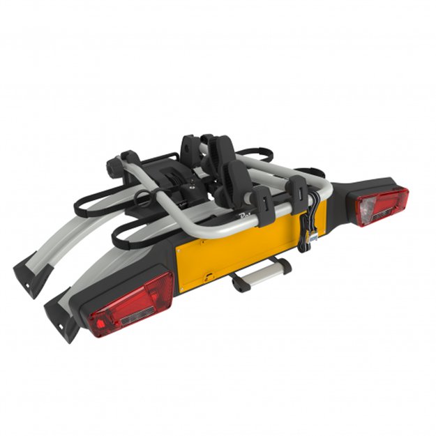 Autobagažinė Peruzzo Atlantis 2  e-dviračiam, E-BIKE, ant kablio (aliuminė)  2