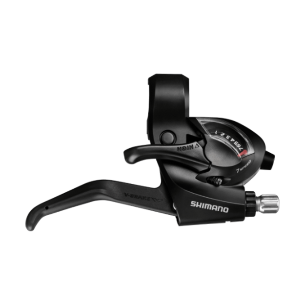 Pavarų/stabdžių perjungimo rankenėlė SHIMANO TOURNEY Shifting/Brake Lever (For Flat Handlebar) ST-EF41-7R 7-speed EZ FIRE PLUS 2050 mm