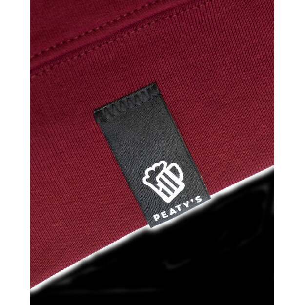 Džemperis PEATY S PUBWEAR EMBROIDERED CREW JUMPER - CROWN / BURGUNDY (PPW-CRW-CWN-BRG) 3