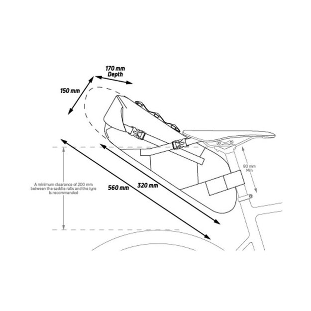 Krepšys po balneliu, ZEFAL Z ADVENTURE, 11L (juodas) 5