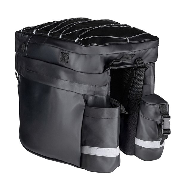 Dviračio krepšiai ant bagažinės FORCE Adventure // 35L (juodas)