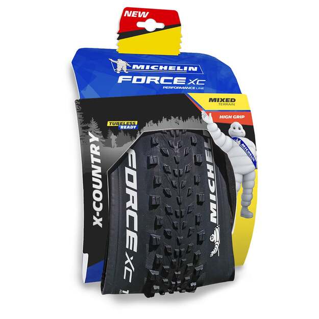 MICHELIN TIRE FORCE XC 26X2.10 PERFORMANCE LINE FOLDABLE TS TLR (149232) 1