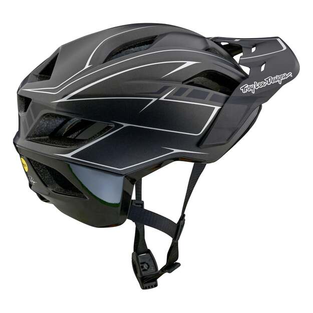 TLD HELMET FLOWLINE SE PINSTRIPE CHARCOAL / BLACK (11001801) 1