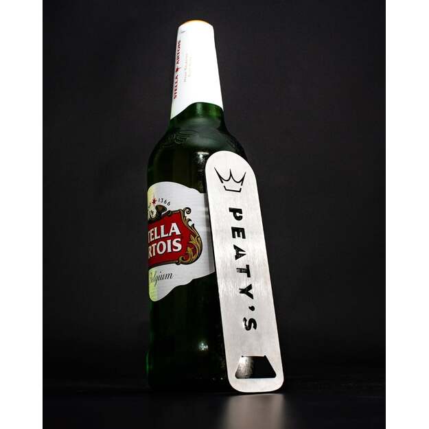 PEATY S STAINLESS STEEL BOTTLE OPENER (PTY-BTL-OPN-1)