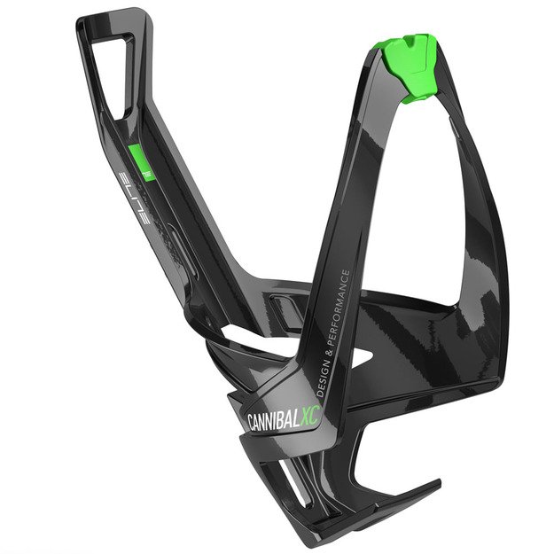 Gertuvės laikiklis Elite Cannibal XC, (juodas matinis/žalia grafika)