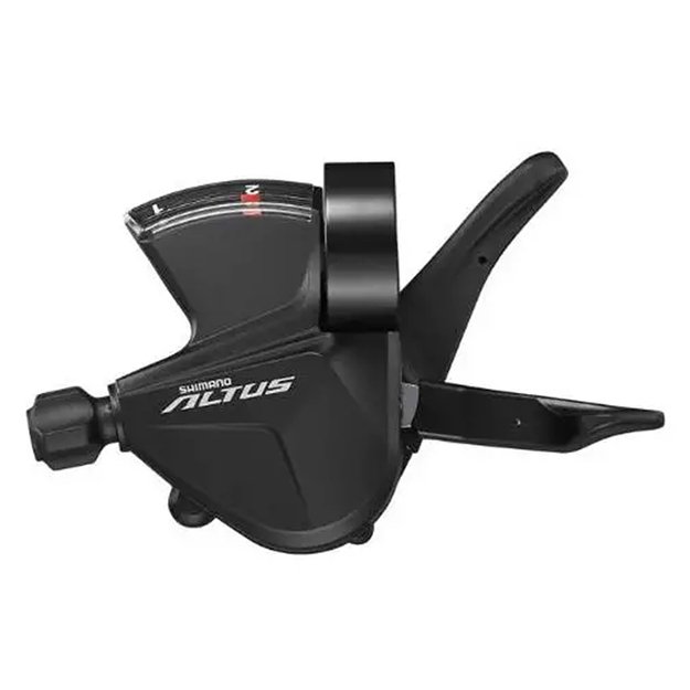 Pavarų rankenėlė Shimano ALTUS SL-M2010-2L // Rapidfire Plus, 2-speed, su optiniu ekranu