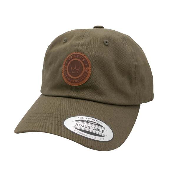 PEATY S PUBWEAR PUBWEAR 6 PANEL CAP - SPEED PRODUCTS BADGE BUCK (PPW-6PL-SPB-BUC)