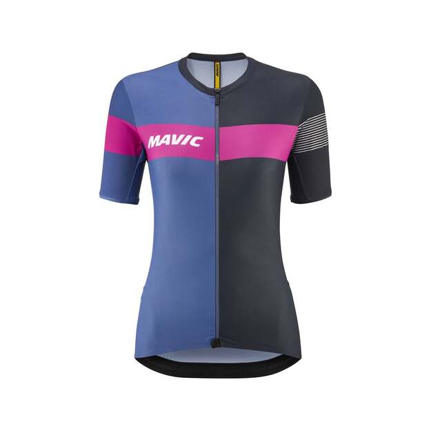 MAVIC WOMENS SHORT SLEEVE JERSEY KSYRIUM PRO DEEP BLUE (T000596)