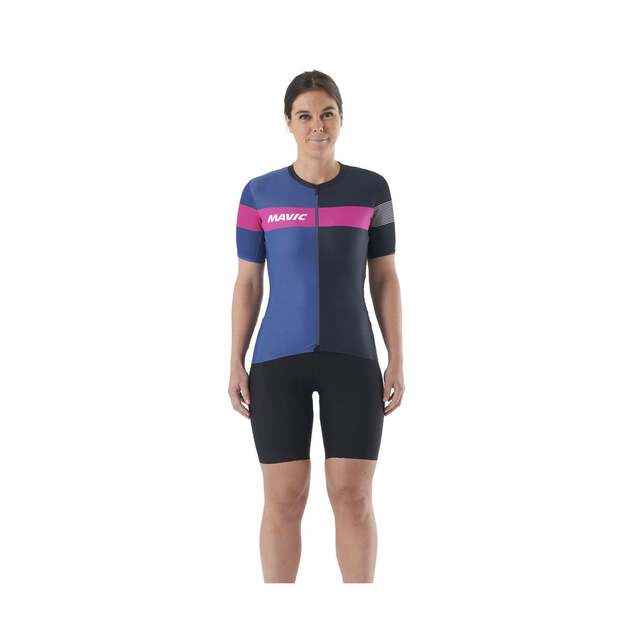 MAVIC WOMENS SHORT SLEEVE JERSEY KSYRIUM PRO DEEP BLUE (T000596) 2