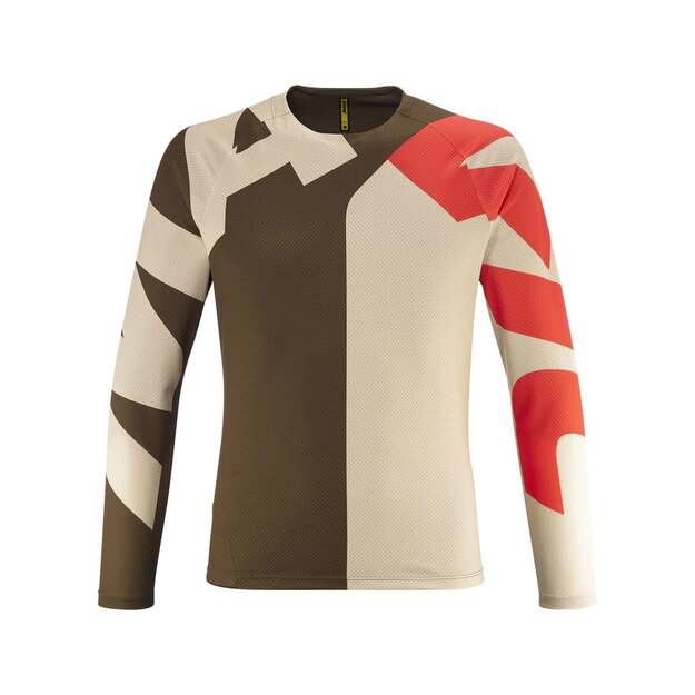 MAVIC MENS LS JERSEY DEEMAX ENDURO LETTERS/DESERT PALM (T000484)