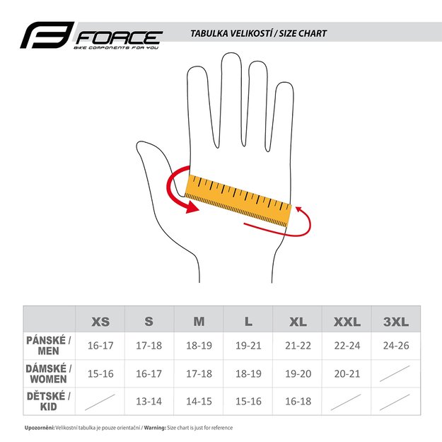 Pirštinės Force FUN // dydis M (raudona) 2