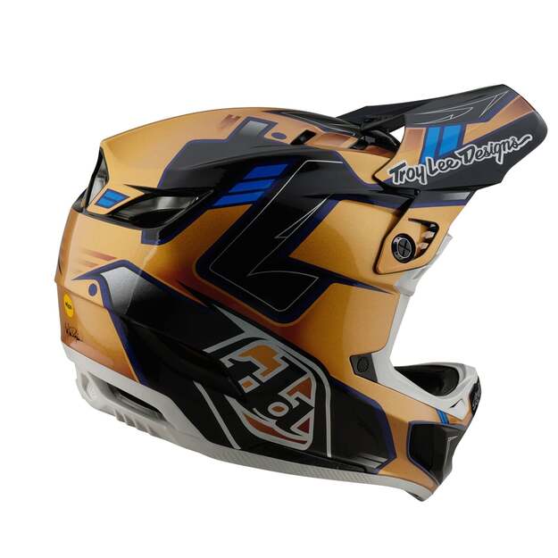 TLD HELMET D4 COMPOSITE ROYALTY BLACK / GOLD (14050700) 3