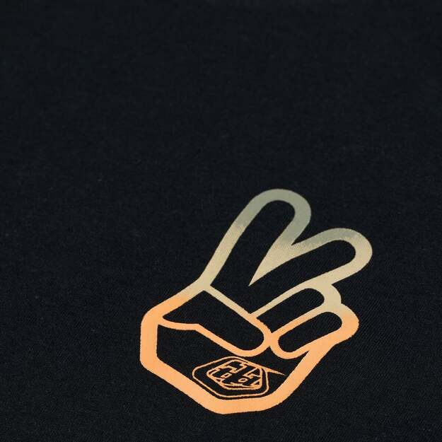 TLD SHORT SLEEVE TEE PEACE OUT BLACK (70157305) 2