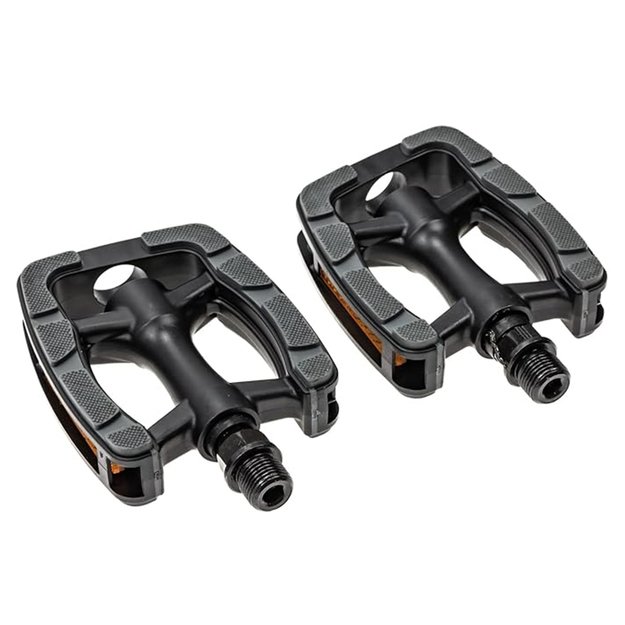 Pedalai Marwi SP-823 // su PP remais, 9/16 , 103 x 77,5 mm, aliuminiai (juodi) 1
