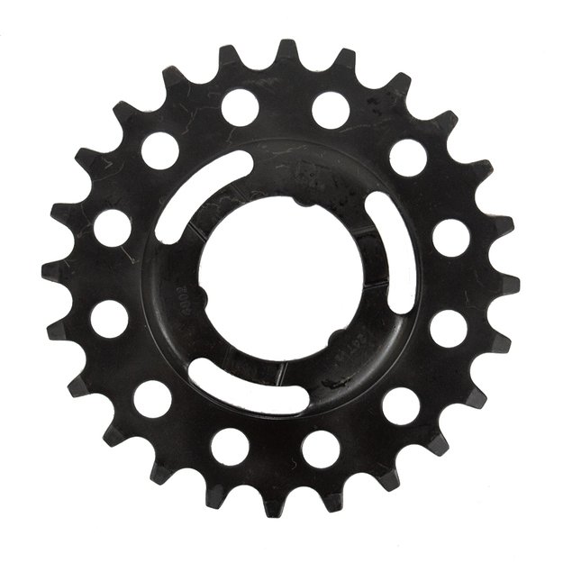 Žvaigždė priekinė SRAM 24T // 1/2 , plieninė (juoda)